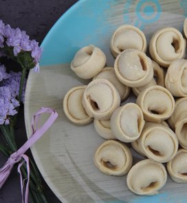 «Fitness» dumplings with turkey