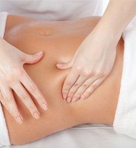 Масаж боків та живота