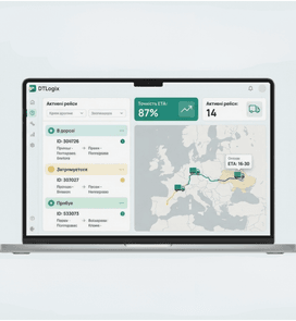 Automation of international transportation management, ETA control, customer notification of cargo location