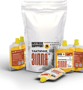 ТАКТИЧНЕ ЗІЛЛЯ "DESTRESS SUPPPORT" (Упаковка 5 шт.)