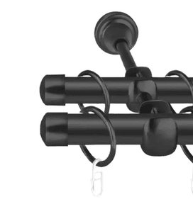 Metal curtain rod