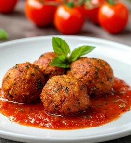 Meatballs with beef and pork
