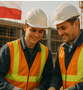 Робоча віза в Польщу без присутності на 1 рік D06