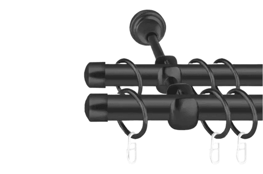 Metal curtain rod