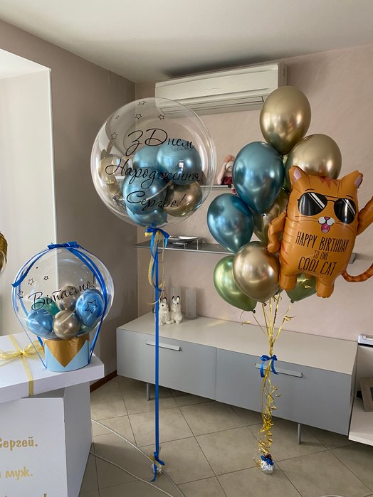 Гелієві кульки на свято, подарунки з повітряних кульок, кульки на відкриття магазину.