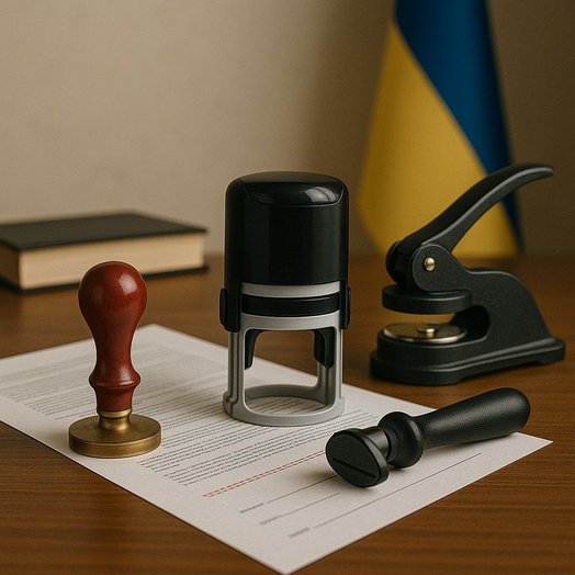 Production of seals, stamps, and embossers