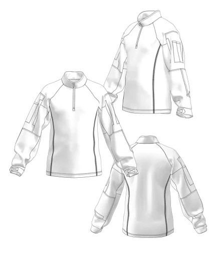 Бойова сорочка ЗСУ — лекала для пошиття