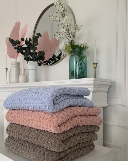 Kocyki-roladki: ręcznie robione pledy dla zwierząt domowych