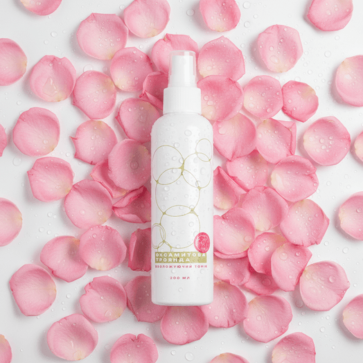 Зволожуючий тонік Lika «Оксамитова троянда» з гіалуроновою кислотою, пантенолом та алое вера 200 мл