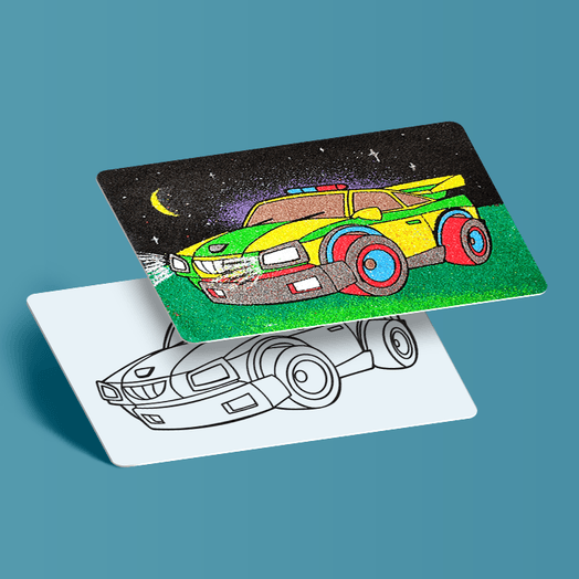 Набір для творчості BC2 "Розмальовка кольоровим піском"- ДЛЯ ХЛОПЧИКІВ