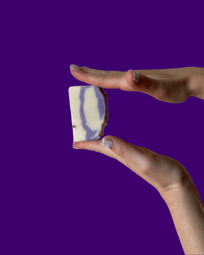 Soap based on lavender essential oil