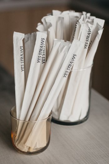 Individually wrapped reed straws, Classic (250 pcs)
