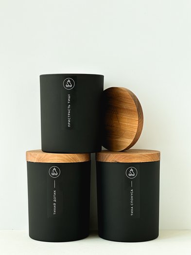 Ароматична соєва свічка “Тихий дотик”